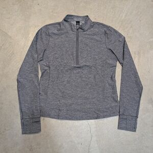 Greyson Women's 1/4 Zip Gray Boeing Long Sleeve Pullover